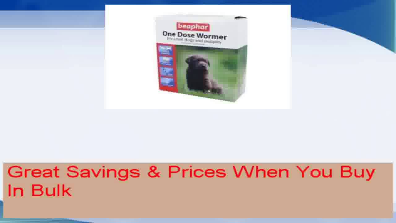 10 Pack Beaphar  One Dose Wormer for Puppies  Small Dogs 6 Tabs