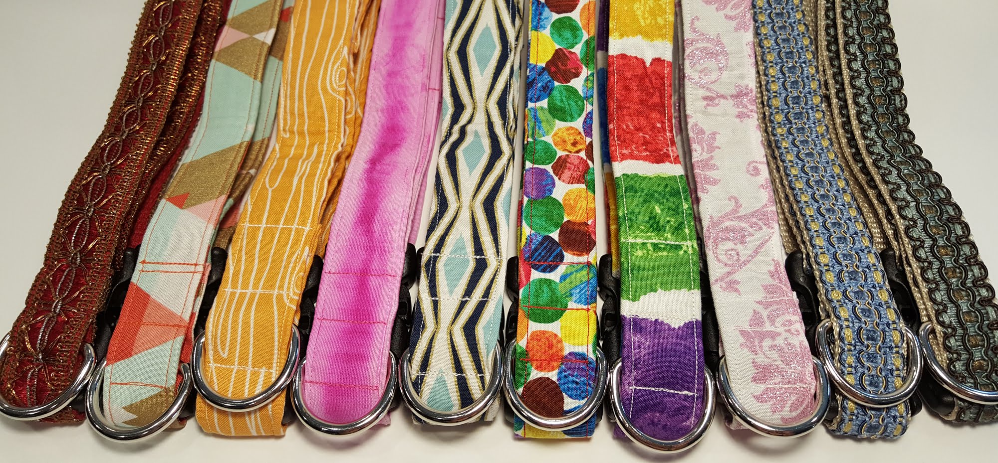 Colorful Handmade in the USA Dog Collars