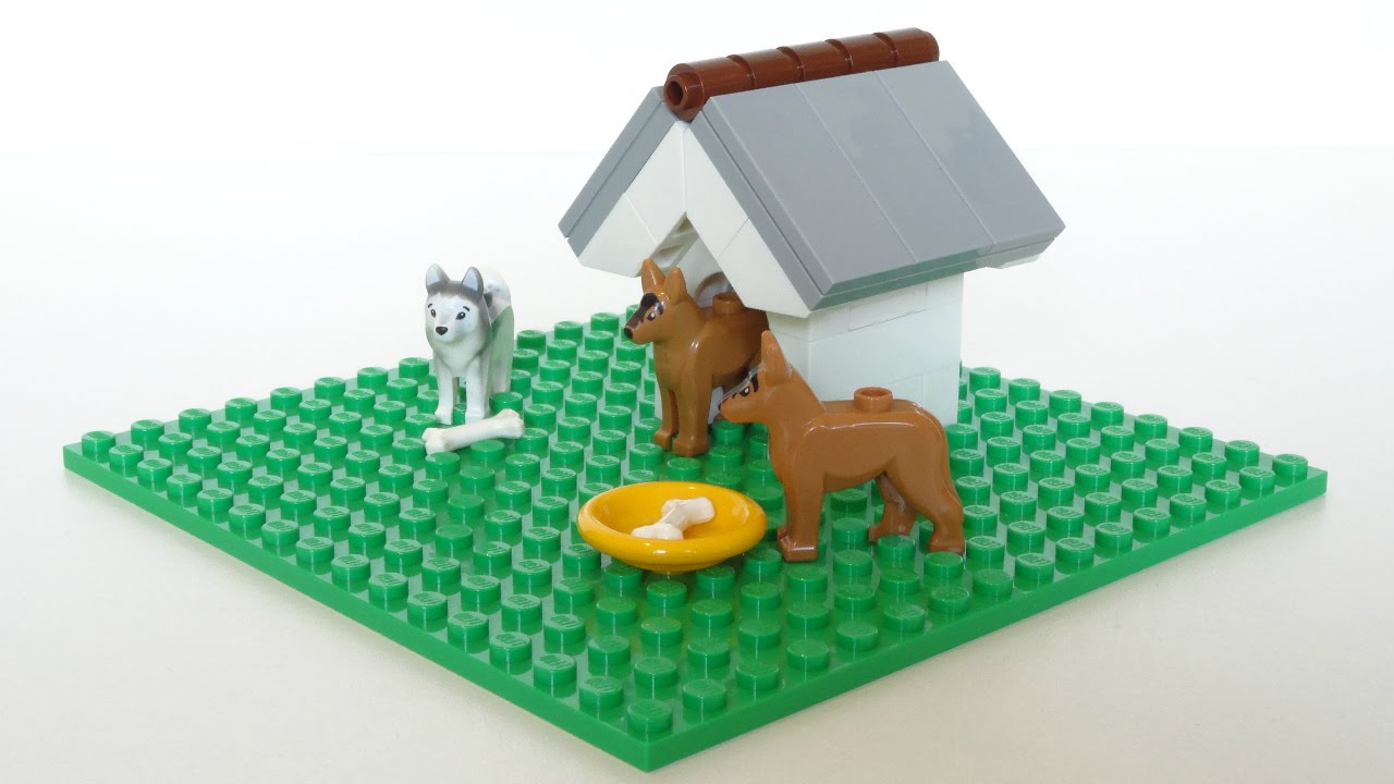 HOW TO BUILD A LEGO DOG HOUSE TUTORIAL