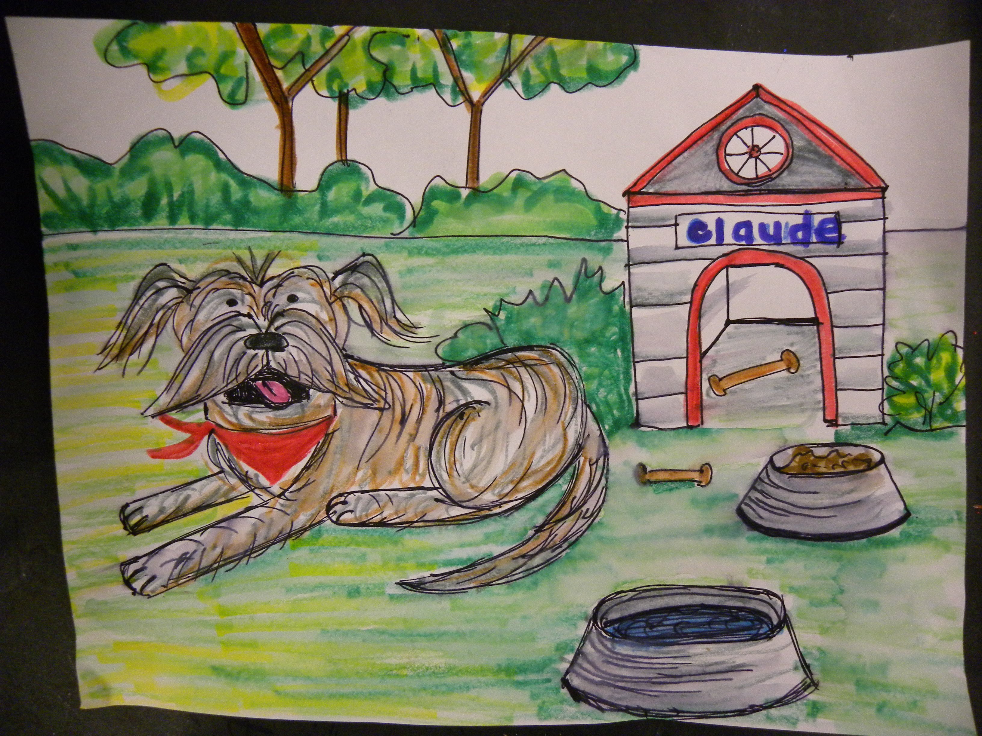 How to Draw: In the Dog House