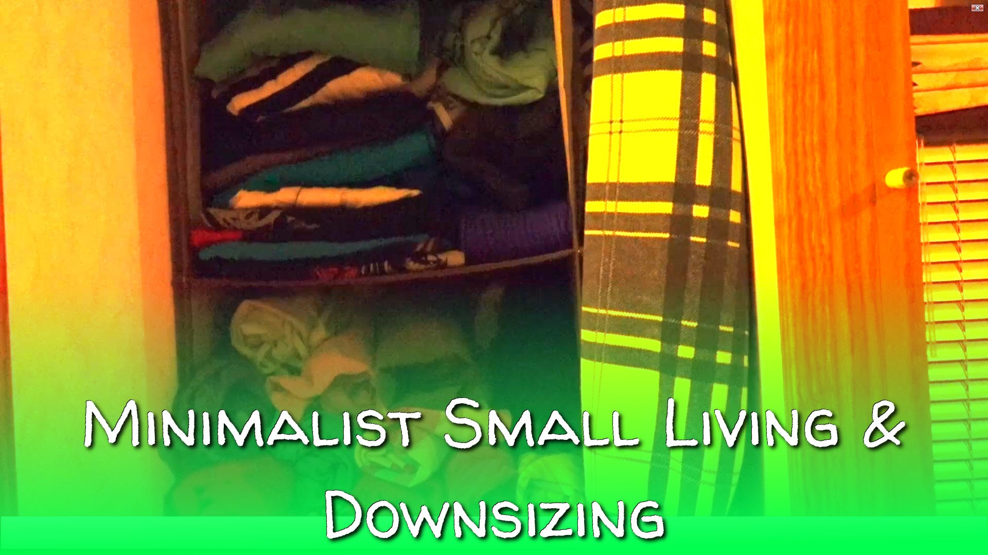 Minimalist Small Living and Downsizing