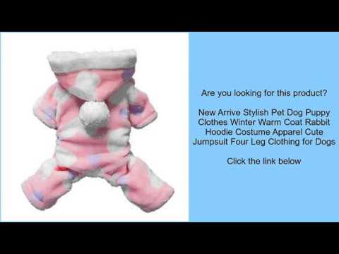 New Arrive Stylish Pet Dog Puppy Clothes Winter Warm Coat Rabbit Hoodie Costume Apparel Cut
