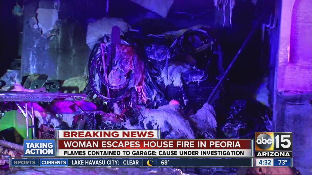 Peoria Fire rescues dog from suspicious house fire overnight