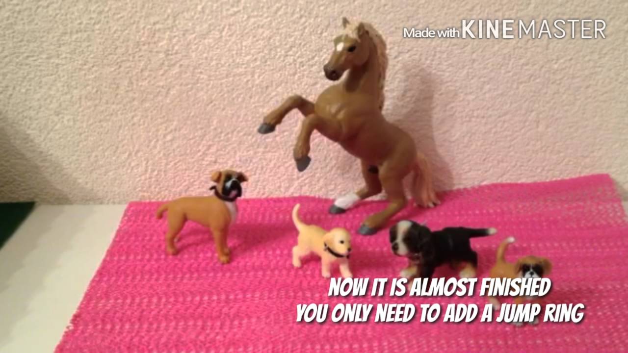 Schleich DIY tutorial Hondenhalsband / Dog Collar by SchleichGirl2006