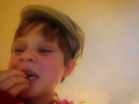 TRAINER FISHER MEN EATS A PEICE OF DOG FOOD