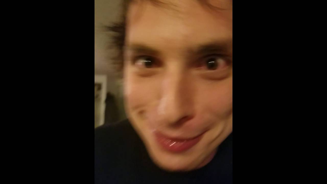 Travis drunk eating frozen dog food