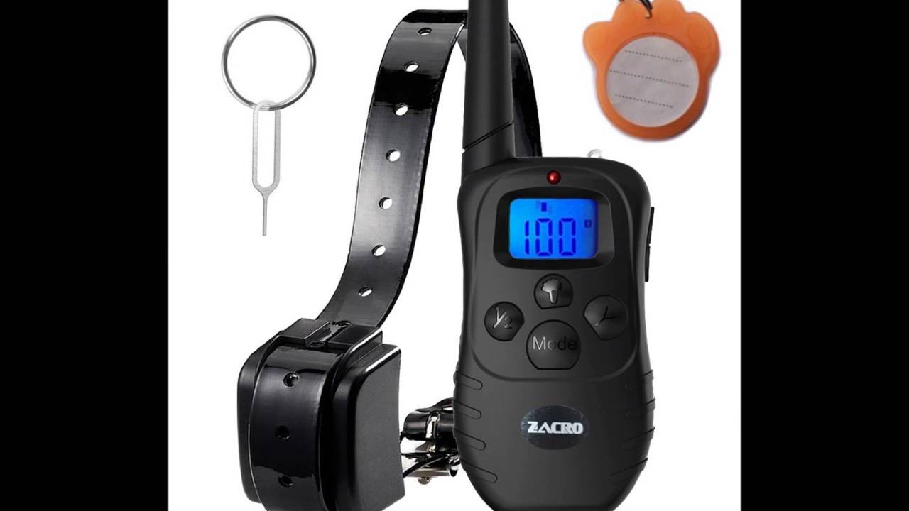 Zacro® 330 yards rechargeable Remote Dog Training Collar