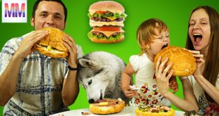БУРГЕР ЧЕЛЛЕНДЖ с собачим кормом и мороженным ★ BURGER Challenge