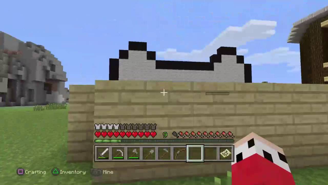 ArtixPlays_ Survival WIth Mario! EP1 Building a Dog House