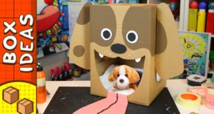 DIY Dog Bed – Cardboard Craft Ideas For Kids | Box Yourself