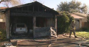 Dog dies in house fire on Sahara Drive