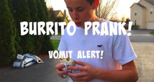 DOG FOOD BURRITO PRANK! – VOMIT ALERT!