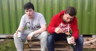 Eating Meaty Chunks Dog Food Challenge *Vomit Alert*