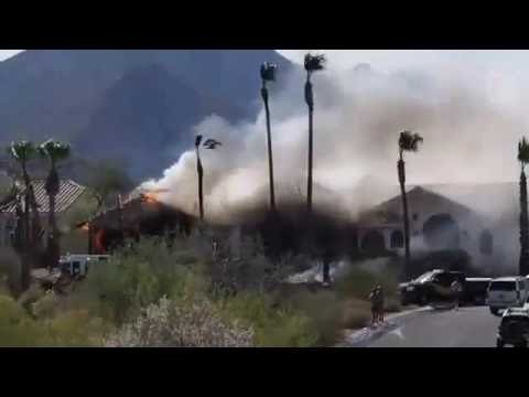 Fire crews in Fountain Hills save family & dog from house fire
