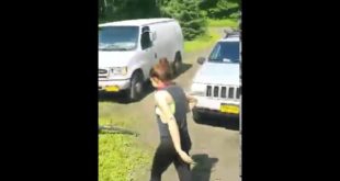 Girl Tries Out Her Dog’s New Shock Collar