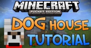 How To Make Dog House In MCPE