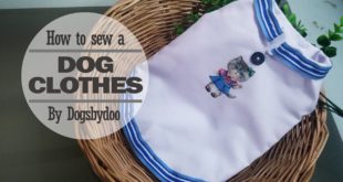 How to sew a dog clothes|ฝึกเย็บชุดน้องหมา EP 1
