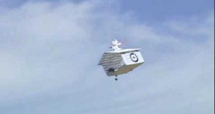 RC Flying dog house & crash SCCMAS