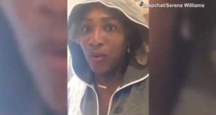 Serena Williams ate dog food and Snapchatted herself getting sick