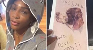 Serena Williams eats her dog’s food and gets sick from it