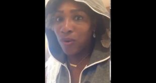 Serena Williams’ Snap chat story about eating her dog’s food