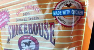 Smokehouse Chicken Poppers Dog Treats & how to feed them to small dogs
