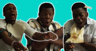 TRYING TO EAT FOOD WITH SHOCK COLLAR CHALLENGE