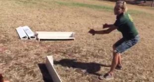 Line handling on retrieve over jump